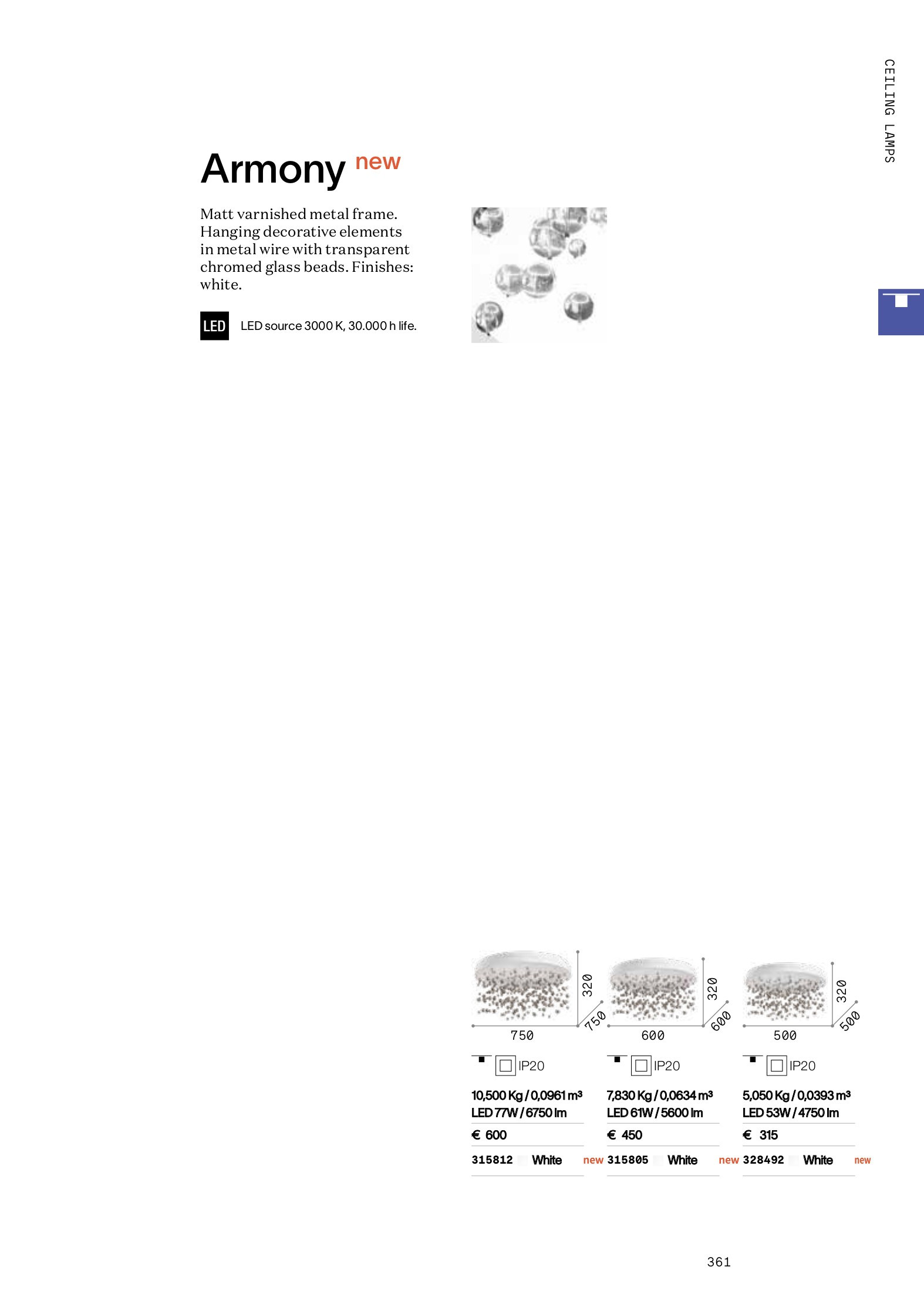 Ideal Lux Armony SP1 Hängeleuchte – Anthrazit Aluminium, IP44, Max. 60 W, Mit Diffusor