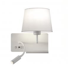 аплик, спот лампа A36641BDER (16/3664 E27 1x20W+LED 3W/3200K White U