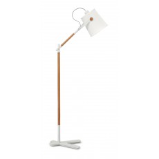 лампион / правостояща лампа 4920 Floor Lamp WHITE/SHADE 1x23W E27 (No inc.)