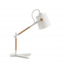 настолна лампа 4922 Table Lamp WHITE/SHADE 1x23W E27 (No inc.)