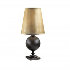 настолна лампа 664479 TERRA MATT BLACK TABLE LAMP S/GOLD