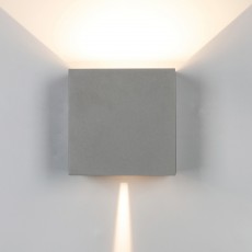 аплик, външна лампа 8609  Wall  (Exterior) 2*10W/2700K DIM  Dark Grey