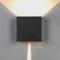 аплик, външна лампа 8601  Wall  (Exterior)  2*6W/2700K DIM  Black