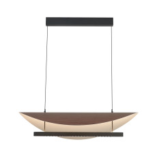 полилей 9656 Pend 40W/3000K Walnut+Negro ABISAL