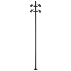 външна лампа E406 OUTDOOR LAMP POST LED 35W 3000K BLACK ALUMINI