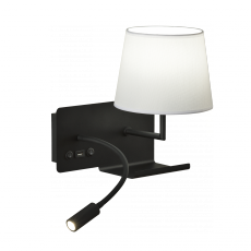 аплик, спот лампа A36641NDER (Wall lamp E27+LED 3000K Right Black)
