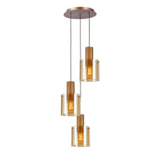 полилей 12980 I3 - VENIZE - LAMP 3L COPPER-AMBER