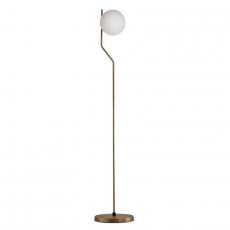 лампион / правостояща лампа H81631O (8163 Floor E27 1x20W Antique-Gold/Opal)