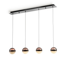 полилей 276481 ORBES - LAMP 4L. CHROME BLACK