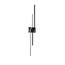 аплик 291583 ZIGZAG - BLACK WALL LAMP 4L