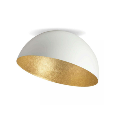 плафон 23260 CEILING LAMP E27 MAX 40W METAL WHITE-GOLDEN