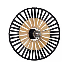плафон, аплик 19253 CEILING LAMP E27 MAX 40W BLACK BAMBOO
