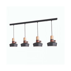 полилей 1993-B  PENDANT LIGHT 4XE27 MAX 40W BLACK