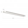 аплик Soff 3-481 wei?  (LED24W/2200lm/3000K) - Изображение 5