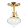 пендел DL 7-144 gold/416 klar-Schliff - Изображение 6