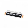луничка / луна 10043  MINI LED WHITE 10W 4000K RECESSED