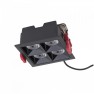 луничка / луна 10064  MIDI LED BLACK 16W 4000K RECESSED