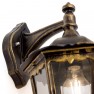 аплик, външна лампа AL 11K/82571 schwarz-gold/rauch (1xE27) - Изображение 2