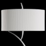 настолна лампа 1137 chrome / cream shade 2xE27 20W (not incl.)