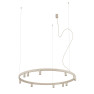 полилей 12287 FOURTY ROUND LED XI ZWIS BEIGE - Изображение 3