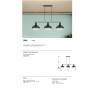 полилей 12555 I3 - IRIAS - LAMP 3L BLACK-COPPER D45 - Изображение 5
