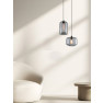 пендел 14102 PENDANT LAMP E27 MAX 40W GLASS SMOKED GREY - Изображение 2