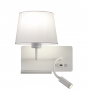 аплик, спот лампа A36641BIZQ (16/3664 E27 1x20W+LED 3W/3200K White U