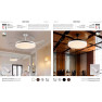 плафон 168434 VENTO - MAXI BLACK WHITE/BRONZE FAN DIMMABL - Изображение 6