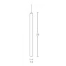 пендел 17008 Pend 3W ALUMINIUM WHITE - Изображение 1