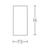 аплик 180022 WALL LAMP 2XGU10 MAX 25W CONCRETE - Изображение 2