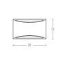 аплик 180025 WALL LIGHT GYPSUM 1*G9 - Изображение 2