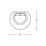 аплик 180028 WALL LIGHT GYPSUM 1*G9 - Изображение 2