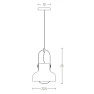 пендел 18190 PENDANT LAMP E27 MAX 40W METAL WHITE - Изображение 1