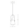 пендел 18192 PENDANT LAMP E27 MAX 40W METAL BLACK - Изображение 3