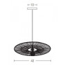 пендел 19107 PENDANT LAMP E27 MAX 40W WHITE BAMBOO - Изображение 2