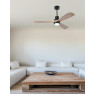 плафон 19141 PENDANT FAN BLACK NATURAL WOOD LED 15W - Изображение 2