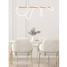 полилей 19254 PENDANT LIGHT LED 28W METAL GOLD - Изображение 1