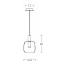 пендел 1968 PENDANT LIGHT LED 7W CLEAR GLASS - Изображение 1
