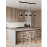 полилей 1993-B  PENDANT LIGHT 4XE27 MAX 40W BLACK - Изображение 2