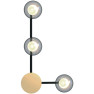 аплик 25414 WALL LIGHT 3xG9 MAX 7W SANDY BLACK - GOLD MA