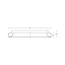 плафон 2056 CEILING LED LIGHT 55W 3000K ALUMIN?UM BLACK - Изображение 1