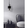 пендел 22002 PENDANT LIGHT E27 MAX 40W BLACK MATT CHROME - Изображение 1