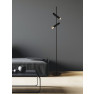 лампион / правостояща лампа 22032 FLOOR LIGHT LED 7W 3000K METAL BLACK GOLD - Изображение 1