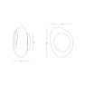 аплик 22047 WALL LAMP 1XE14 GOLD - Изображение 3