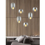 пендел 22058 PENDANT LIGHT G9 MAX 7W SMOKED GLASS GOLD - Изображение 2