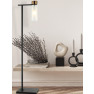 лампион / правостояща лампа 22136 FLOOR LAMP E14 MAX 8W BLACK-ANTIQUE BRASS - Изображение 1