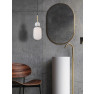 пендел 22215 E27 MAX 40W OPAL GLASS-WHITE MARBLEA - Изображение 1