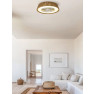 плафон 23001 CEILING FAN, METAL-HEMP ROPE 33W LED - Изображение 2