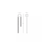 аплик 23107 SCONCE LED LIGHT 13W 3000K ALUMINIUM-PC DIF - Изображение 2