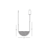 пендел 23165 PENDANT LED LIGHT 28W 3000K,4000K GOLD-CHAMP - Изображение 1